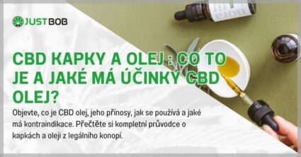 CBD kapky a olej : Co to je a jaké má účinky CBD olej?